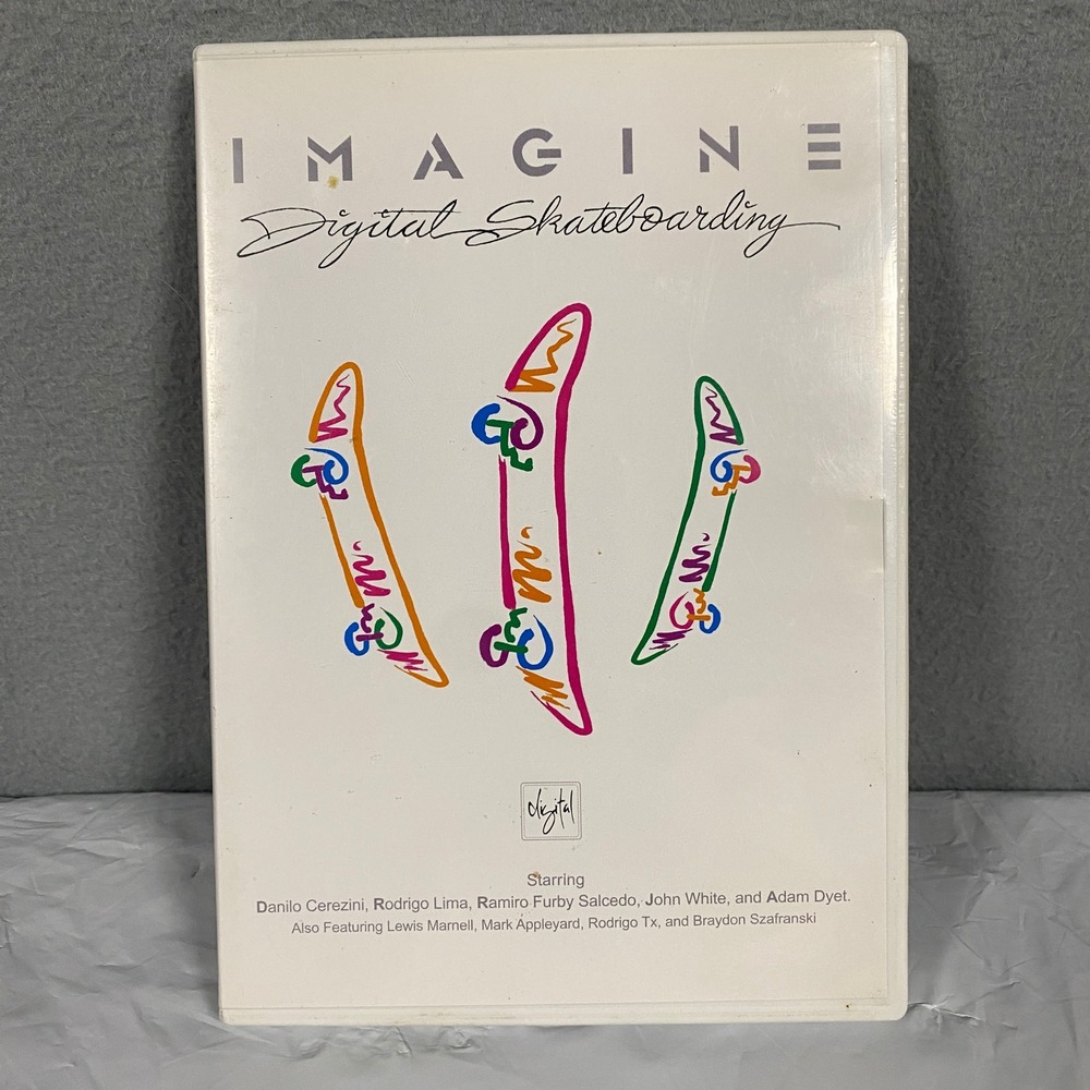 Digital Skateboarding Imagine DVD Skate Film Movie 2000s